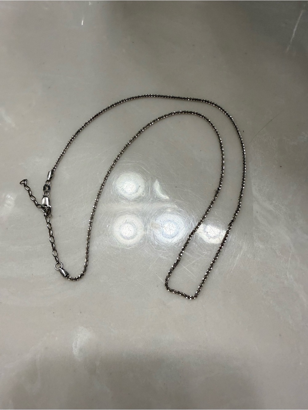 10k White Gold Necklace